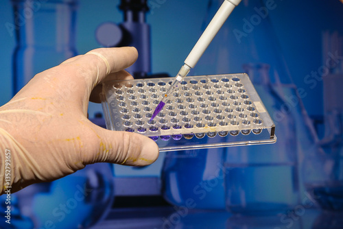 In the biological laboratory.