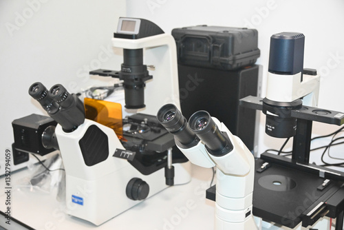 In the biological laboratory.