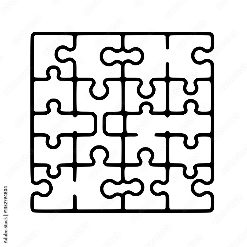 Intricate puzzle design with various interlocking pieces suitable for a brain-teasing challenge in a creative setting Intricate puzzle design with various interlocking pieces suitable for a brain-teasing challenge in a creative setting