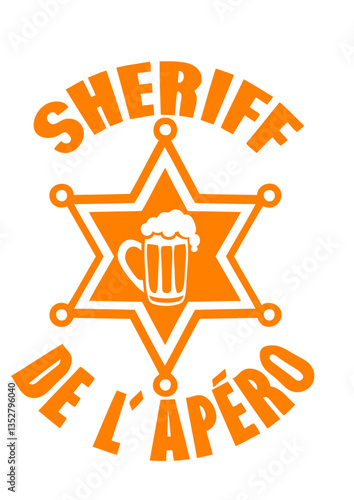 sheriff apero biere etoile alcool humour