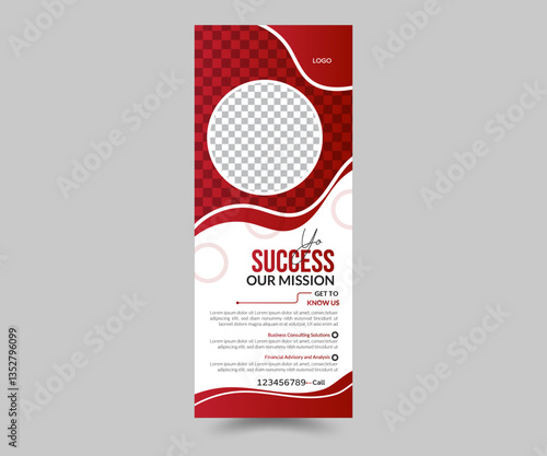 Creative and eye catching rollup banner design template