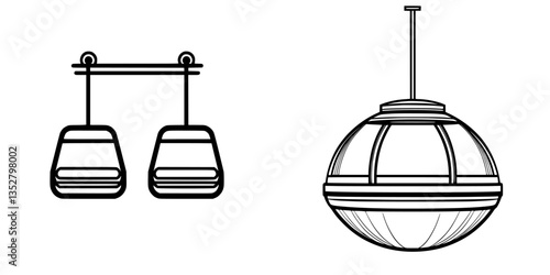 Stylish light fixtures highlighting modern design trends in home decor