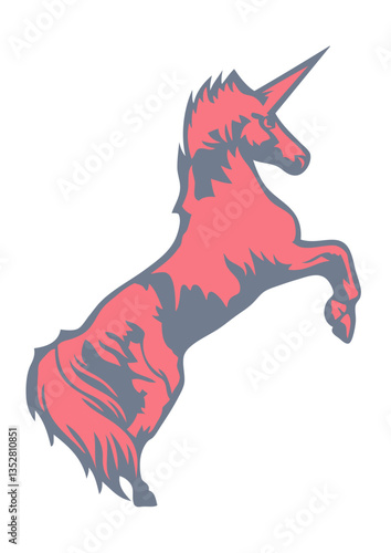  licorne cheval tête corne dessin fantaisie