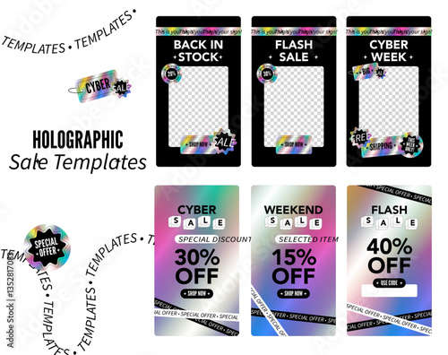 Holographic Sale Templates