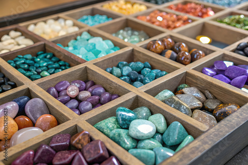 Curated Gemstone Gallery: A Kaleidoscopic Display of Polished Jewels