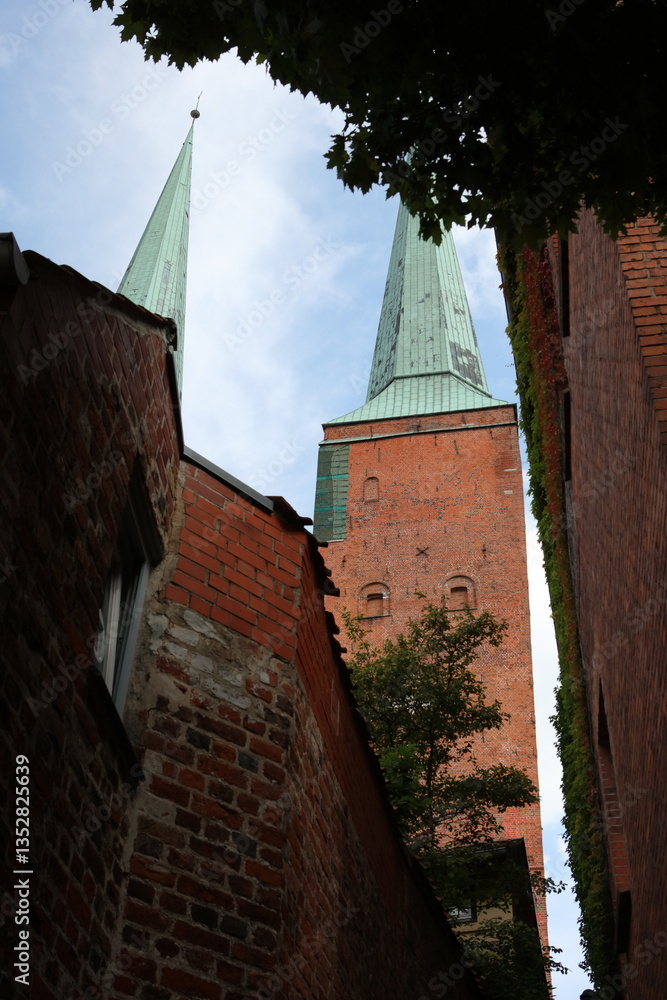 Old buildings in an old town in Germany