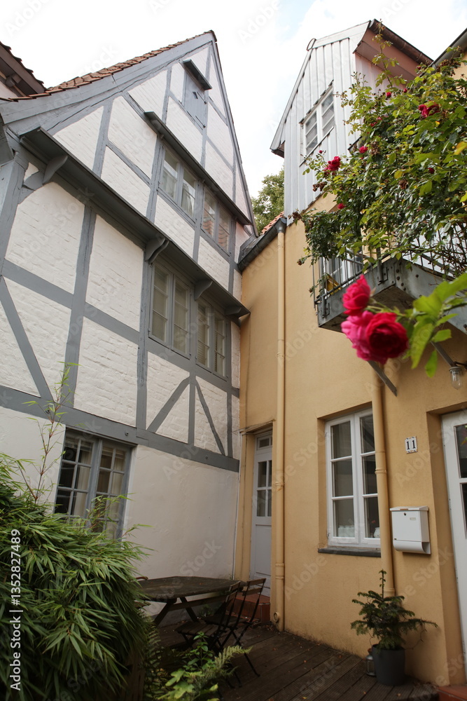 Old buildings in an old town in Germany