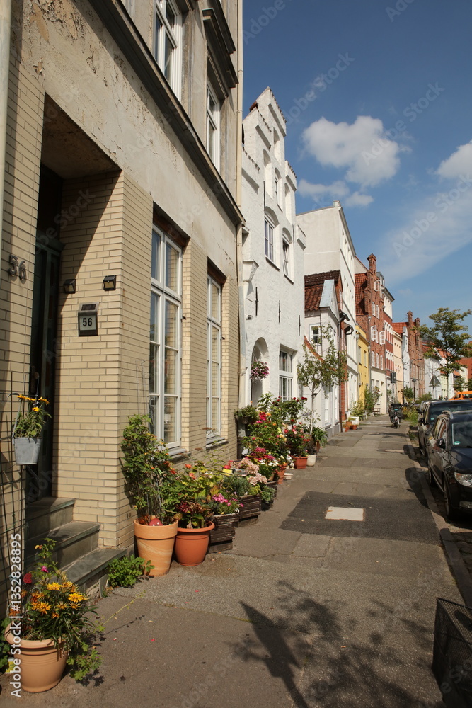 Old buildings in an old town in Germany