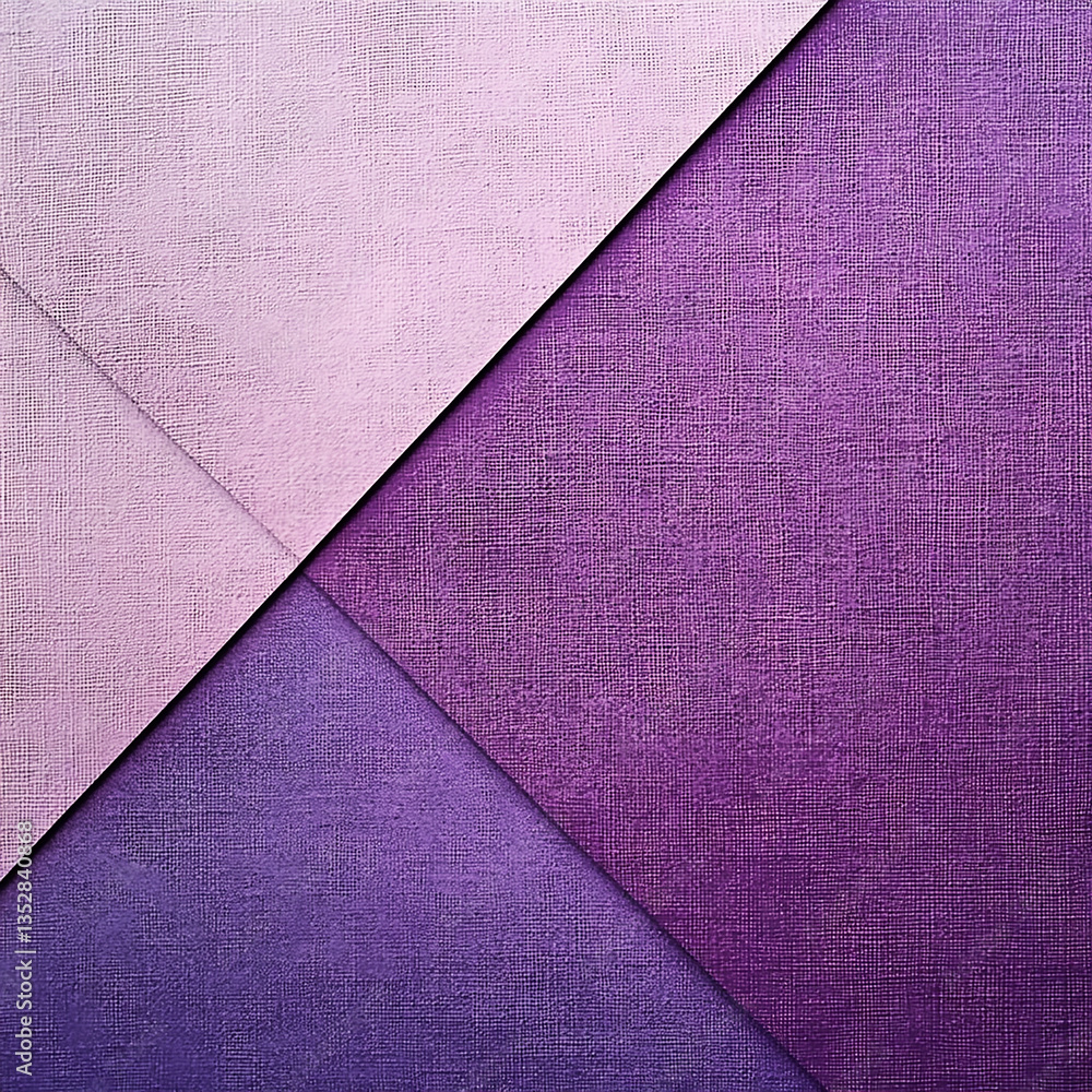 Diagonal Sections Purple Triangles Paper Texture Abstract Background with Three Hues Fine Smooth Grain Closeup Diagonal Sections Purple Triangles Paper Texture Abstract Background with Three Hues Fine Smooth Grain Closeup