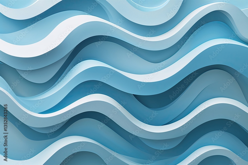 Light Blue Background with Wavy Design Elements for Creative Projects Light Blue Background with Wavy Design Elements for Creative Projects