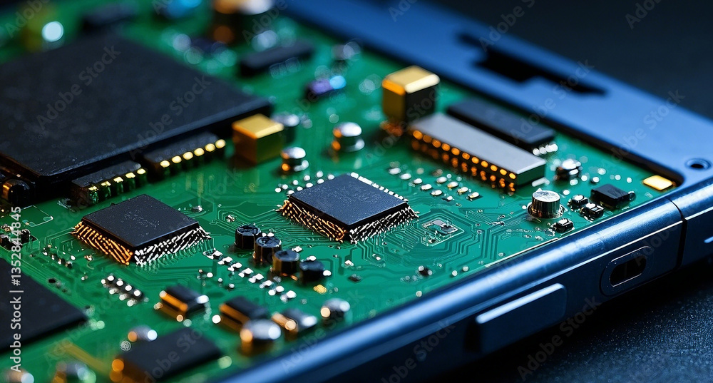 motherboard and electronic components on mobile phones motherboard and electronic components on mobile phones
