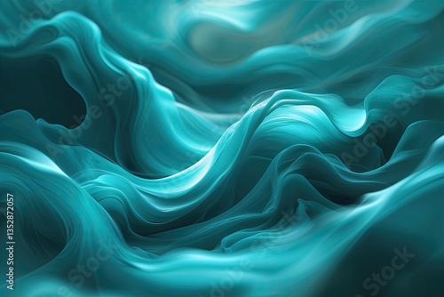 Wallpaper Mural Enchanting Turquoise Wallpaper with Soft Blurs and Vibrant Energy Torontodigital.ca