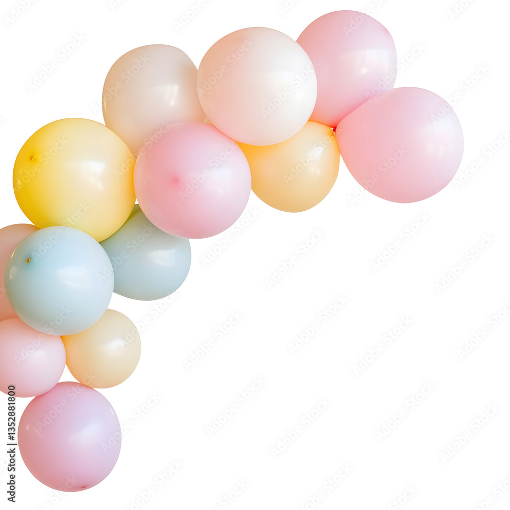 custom made wallpaper toronto digitalPastel Balloon Arch: Light and airy decoration for parties, events, and celebrations. Festive display with a soft color palette.