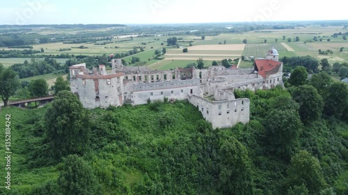 polish castle on the hill