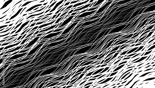 Black and white grunge and abstract pattern for sporty background and jersey design. Fully editable vector element. Vector Format Illustration. 