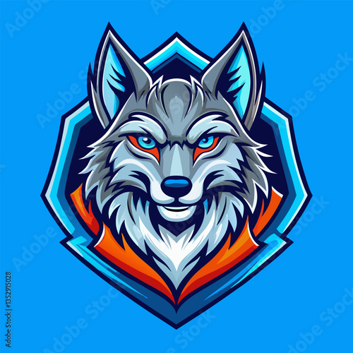 Logo wolf head