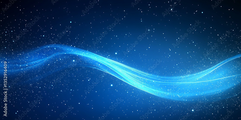 Abstract Blue Wave Background. Abstract Blue Wave Background.