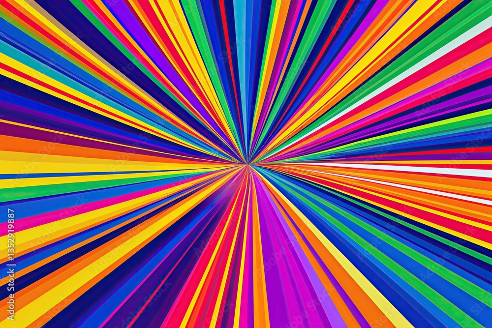 Vibrant Colorful Stripes with Dynamic Energetic Patterns in Bold Hues