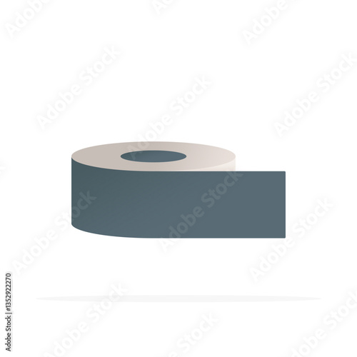 duct tape icon, colored flat vector. modern and minimalist design