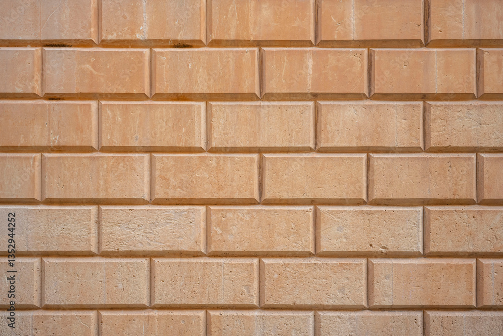 Processed collage of ancient yellow block wall texture. Background for banner, backdrop or texture for 3D mapping.A rectangular slab of light sandstone against the background of stone fragments as the Processed collage of ancient yellow block wall texture. Background for banner, backdrop or texture for 3D mapping.A rectangular slab of light sandstone against the background of stone fragments as the