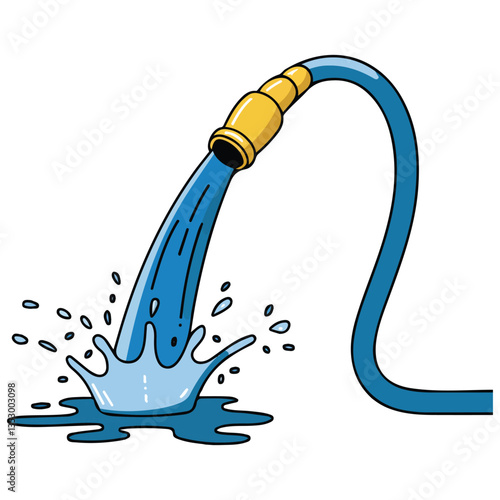 Water hose icon vector��