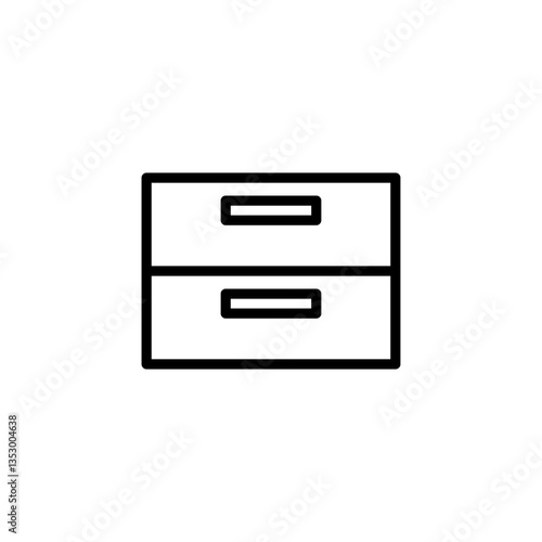Archive folders icon logo design. Document vector icon. Archive storage icon.