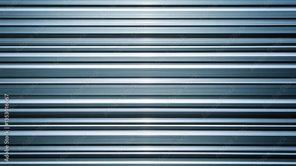 Fototapeta premium Abstract metallic horizontal lines, modern background, digital art, possible use as a backdrop, background texture