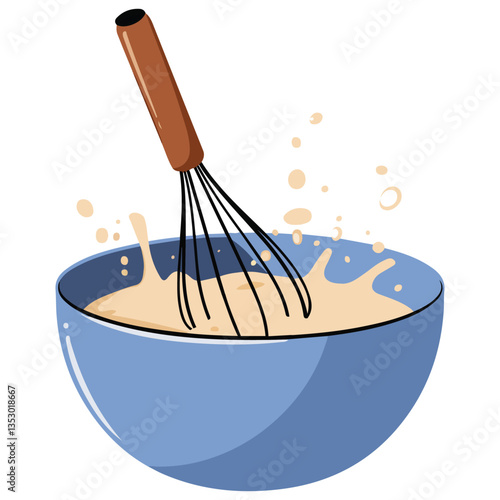 Kitchen whisk icon vector��