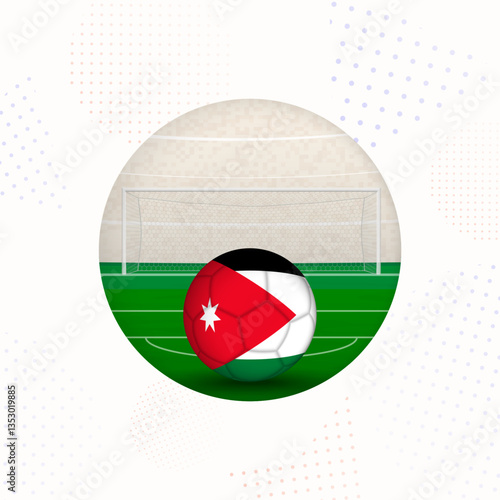 Jordan Flag Football Image for Sports Promotions, Jordan Soccer Ball Ready for Kickoff.