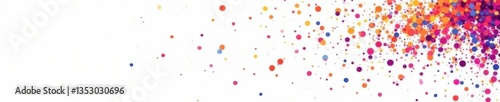 Random scattered dots on a white background with varying dot sizes and densities, abstract halftone, green dots