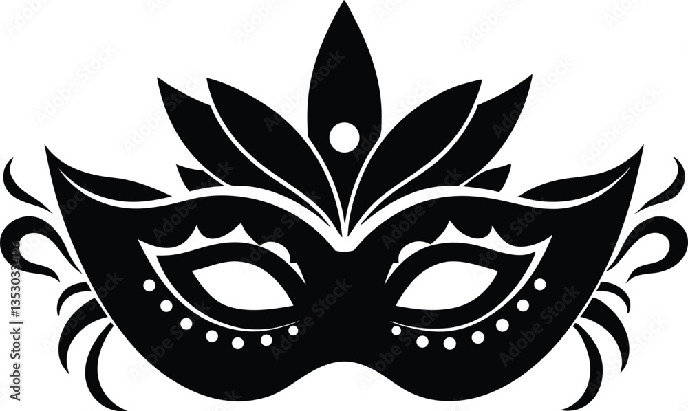carnival mask silhouette vector,mask clip art carnival mask silhouette vector,mask clip art