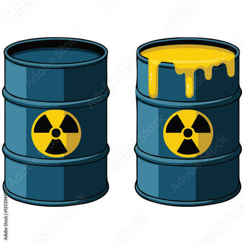 Hazardous waste icon vector��