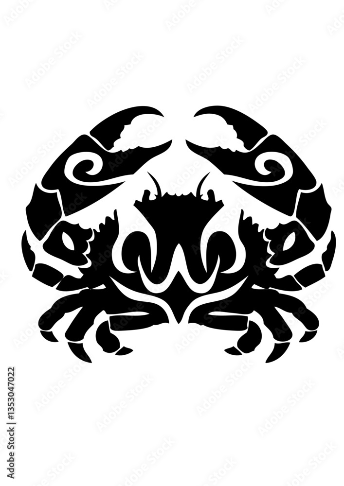 Fototapeta premium crabe tribal