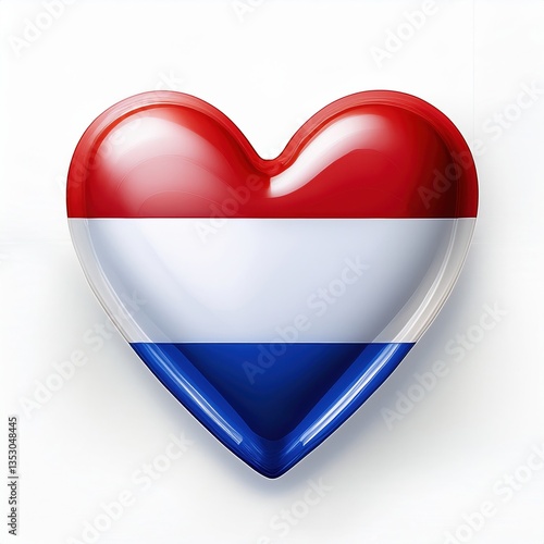 Heart-shaped dutch flag: symbol of love and patriotism Free Download Heart-shaped dutch flag: symbol of love and patriotism - GFXLoad