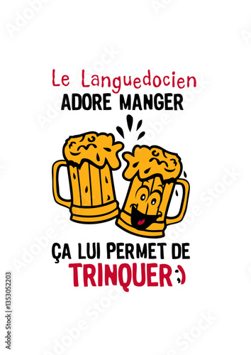 languedocien trinquer biere alcool verre adore manger humour