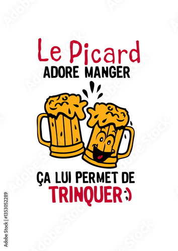 picard trinquer biere alcool verre adore manger humour citation