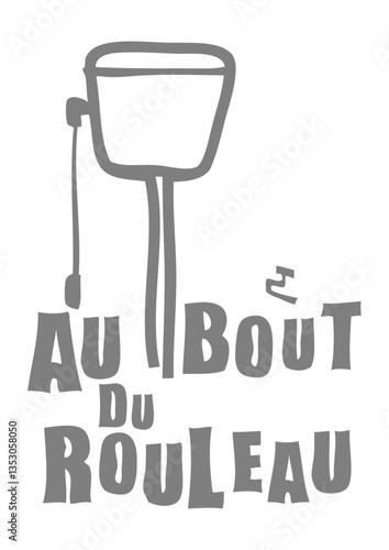 au bout du rouleau toilette wc expression