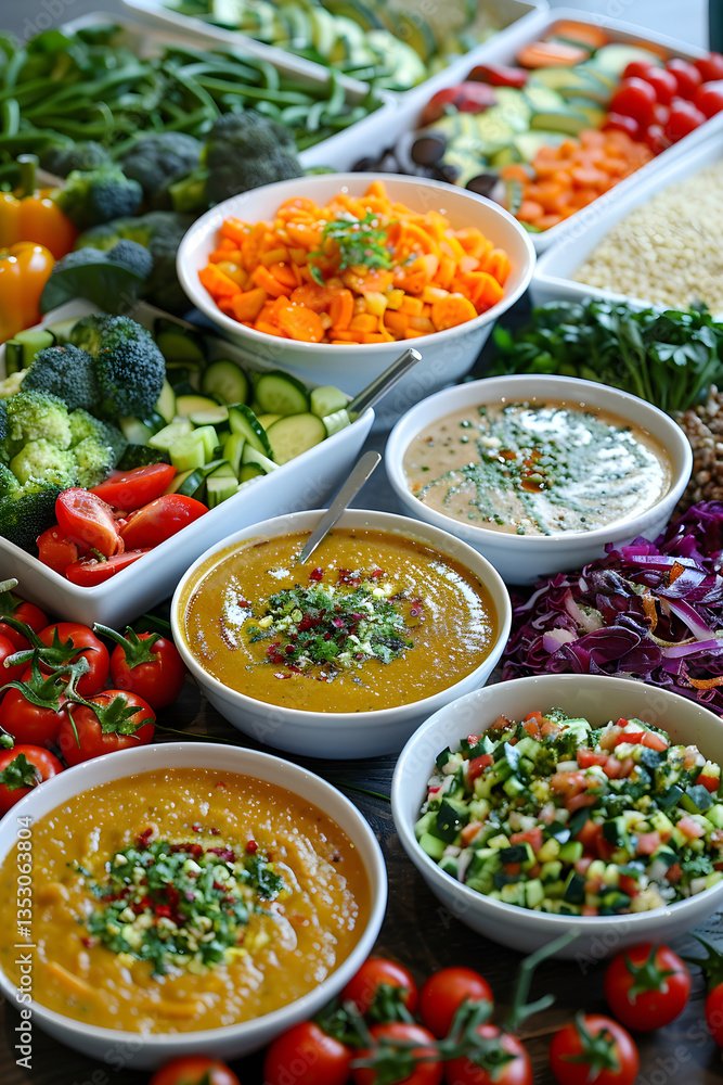 Assortment of Vibrant, Nutritious Vegan Recipes Perfect for a Healthy Lifestyle Assortment of Vibrant, Nutritious Vegan Recipes Perfect for a Healthy Lifestyle