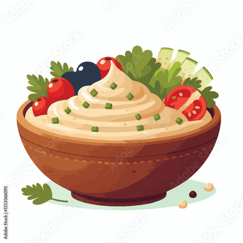 food, eggplant, cuisine, arabic, traditional, appetizer, vegetarian, dip, hummus, babaganoush, turkish, lebanese, vegetable, mediterranean, ganoush, parsley, healthy, snack, arabian, greek, baba, back