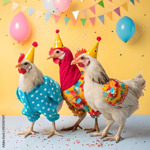 happy birthday card with funny parrot