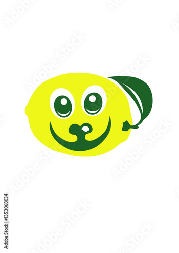 citron fruit smiley