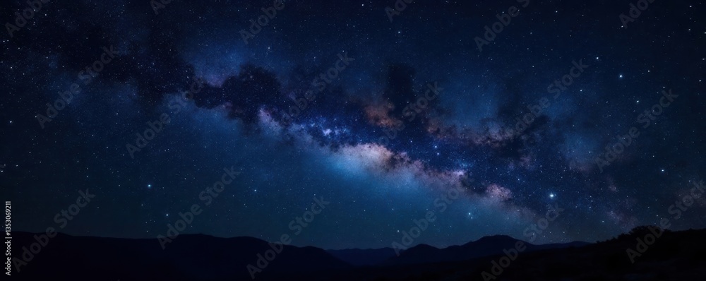 Darkness with twinkling stars on black canvas, celestial bodies, twinkling Darkness with twinkling stars on black canvas, celestial bodies, twinkling