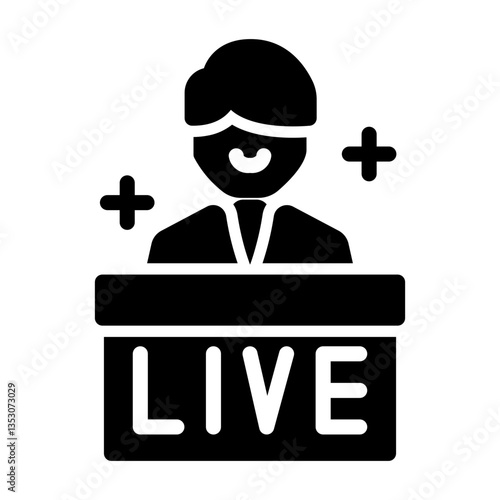 reporter Solid icon