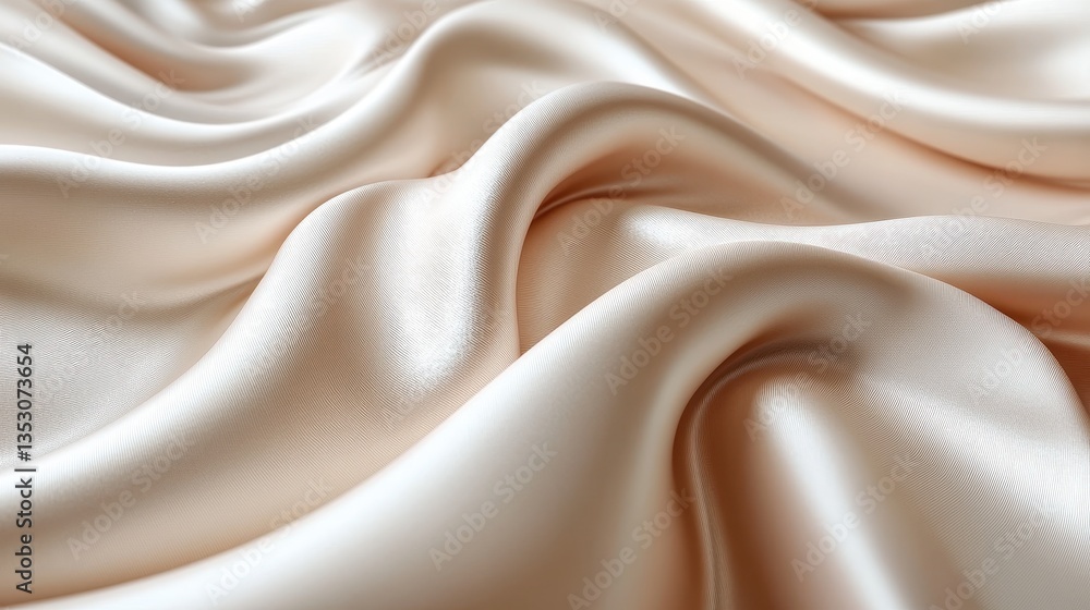 Soft Beige Silk Fabric Texture Soft Beige Silk Fabric Texture
