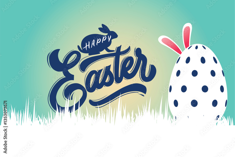 Happy Easter Day Realistic Easter Background 2025 Happy Easter Day Realistic Easter Background 2025