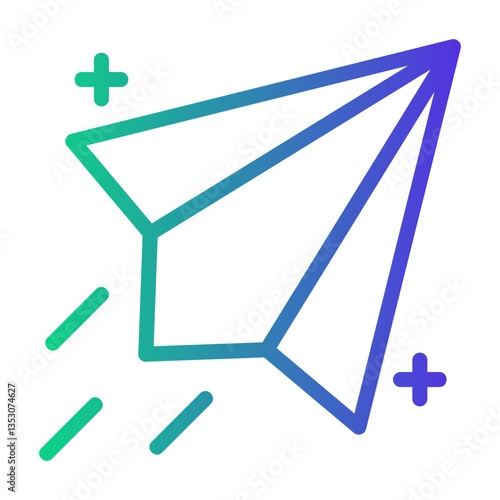 publish Line Gradient Icon
