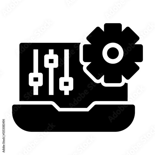 website settings Solid icon