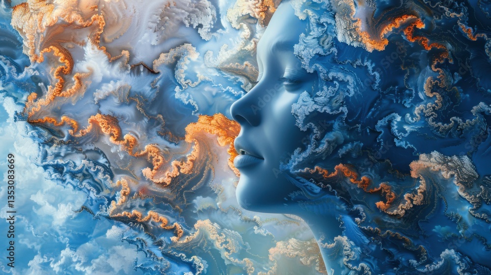 Fototapeta premium Mental Models: Internal mental frameworks that help interpret information and predict outcomes, shaping how we approach and solve various challenges. 