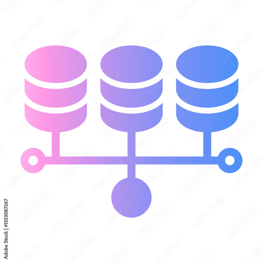 hosting Gradient icon hosting Gradient icon