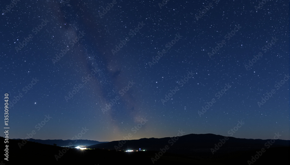 Fototapeta premium starry night sky with stars